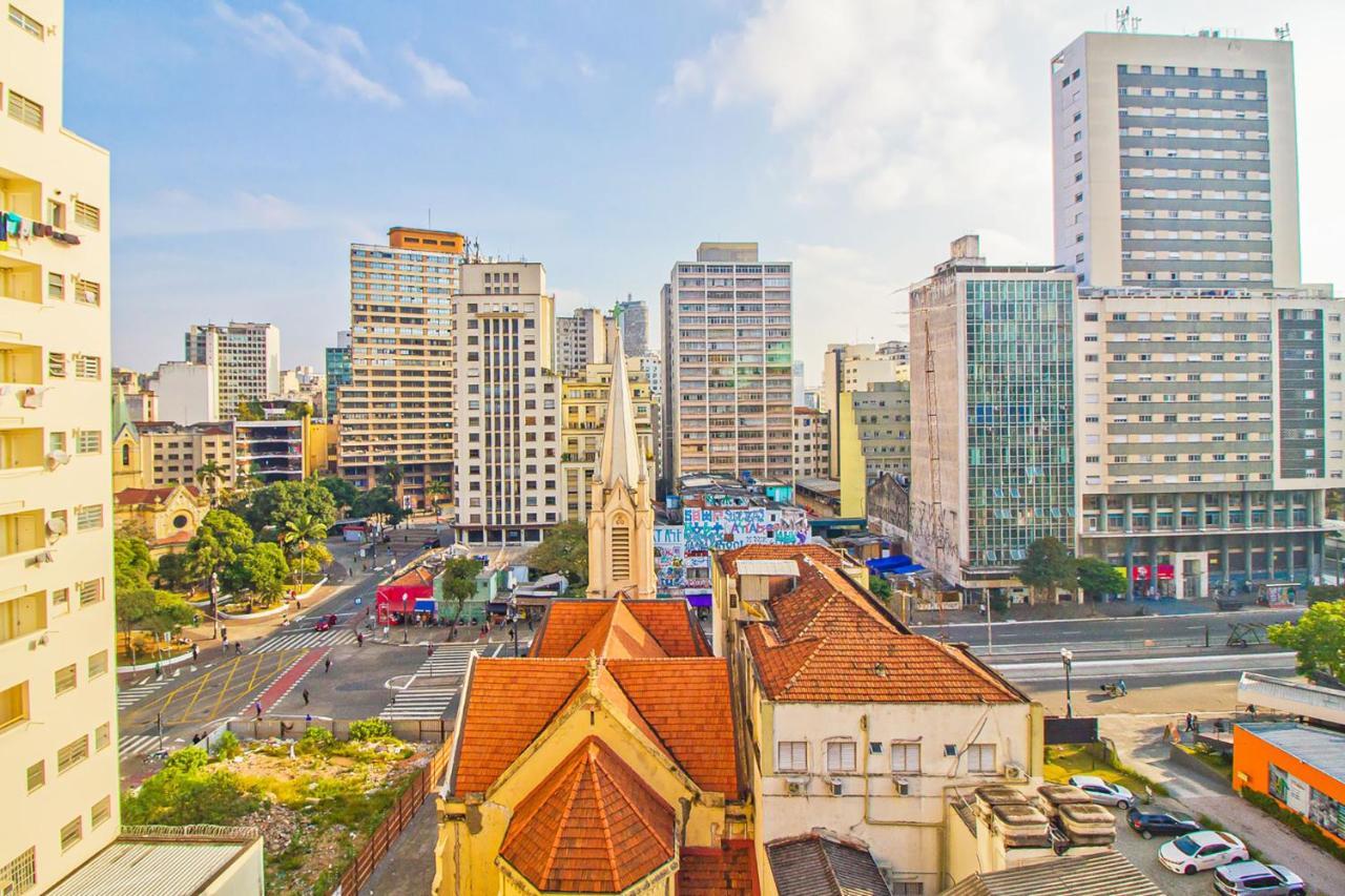 Apto Com Wifi E Home Office No Centro De São Paulo Luaran gambar